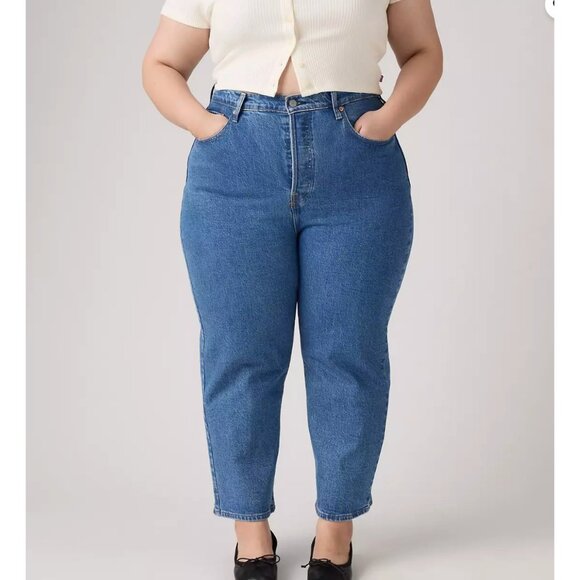 Levi's Premium Ribcage Straight Ankle Women's Jeans (plus Size) 22W - Picture 2 of 6